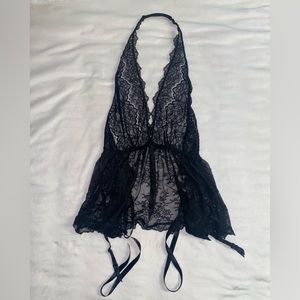 Victoria’s Secret Lace Up Lingerie Top